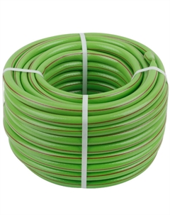 Шланг поливочный трехслойный армированный эластичный 77294, 1/2" х 2,1 мм, 25 м Фит