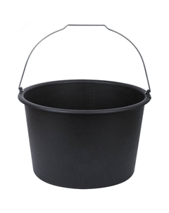 Ведро строительное пластиковое 04091 для перемешивания раствора, усиленные стенки, 20 л Фит