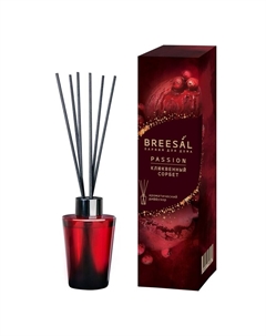 Аромадиффузор с палочками Passion Клюквенный сорбет 70 мл Breesal