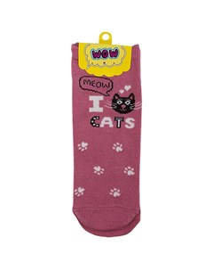 Носки женские I cats pink р р единый Socks