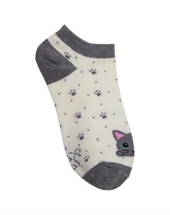 Носки женские Kitty grey р р единый Socks
