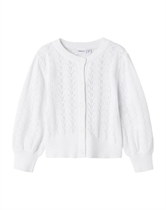 Вязаный кардиган, белый Name it
