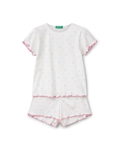 Пижама WITH LOGO SET, слоновая кость United colors of benetton