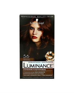 Краска для волос тон 5 6 Бархатный каштановый Luminance