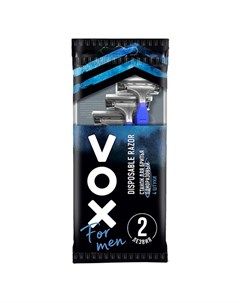 Станок для бритья одноразовый FOR MEN с двойным лезвием 4 шт Vox