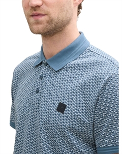 Рубашка, цвет Navy/Dusty blue Tom tailor