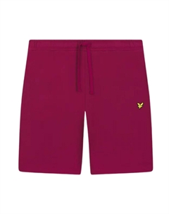 Спортивные шорты с богатым логотипом, бургундия Lyle & scott