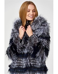 Облегченная шуба из чернобурки Virtuale fur collection