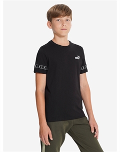 Футболка для мальчиков Tape Layout, Черный Puma
