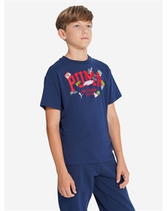 Футболка для мальчиков Basketball Hoopstellations, Синий Puma