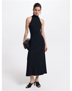 Трикотажное платье из тенселя с шерстью Love republic