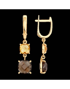 Серьги из золота с полудрагоценными вставками Sokolov