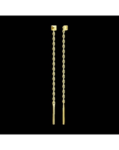 Серьги из желтого золота Sokolov