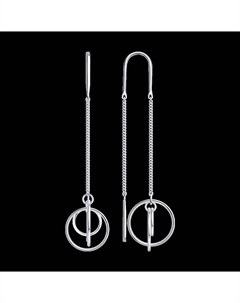 Серьги из серебра Sokolov