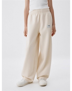 Трикотажные брюки с патчем для девочек из коллекции ARCHIVE Sela