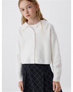 Кардиган с воротником для девочек Sela