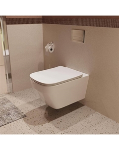 Унитаз Edge VT1-38T подвесной цвет Белый с сиденьем Vincea