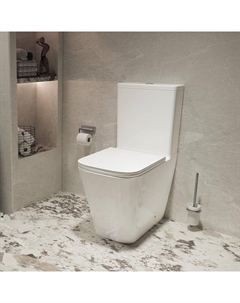 Унитаз компакт Q-Line VT2-12T цвет Белый с бачком и сиденьем Vincea