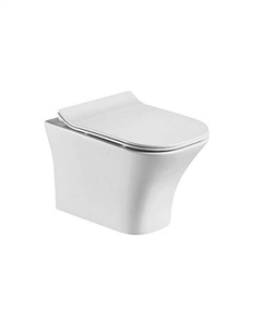 Унитаз 2615E подвесной цвет Белый с сиденьем Ceramalux