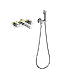 Смеситель для раковины Saona 2383/00SM с термостатом с гигиеническим душем цвет Хром Timo