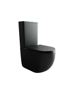 Унитаз компакт Metropol CN4001-BMB цвет Черный матовый без бачка с сиденьем Микролифт Ceramica nova