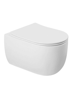 Унитаз Bequem AC1104TN подвесной цвет Белый с сиденьем Микролифт Abber