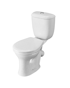 Унитаз компакт Виктория 1.P301.6.S01.00B.F с бачком и сиденьем цвет Крап на белом Santeri