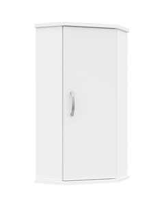 Подвесной шкаф Лилия 34 Э-Лил08034-011бф угловой Белый Misty