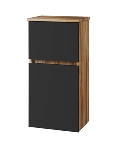 Подвесной шкаф Ива 40 П-Ива05040-48 Графит Дуб Вотан Misty