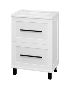 Тумба с раковиной Модерн 60 УТ000024615 Белая матовая Misty