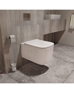 Унитаз Ultra VT1-32T подвесной цвет Белый с сиденьем Vincea