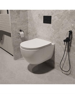 Унитаз Evo VT1-34ST подвесной цвет Белый с сиденьем Vincea