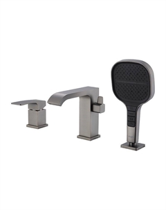 Смеситель на борт ванны R02.31.09 цвет Графит матовый Raglo