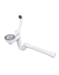 Сифон для кухонной мойки PM1022-CR цвет Хром Paulmark