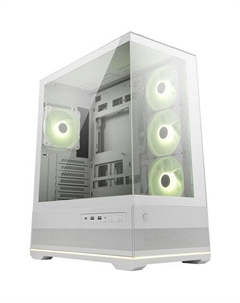 Корпус ATX MAG Pano 110R PZ, Midi-Tower, без БП, белый Msi