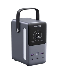 Внешний аккумулятор (Power Bank) UGREEN PB770, 48000мAч, серый/черный Ugreen