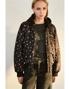 Куртка-бомбер с трикотажным капюшоном Befree