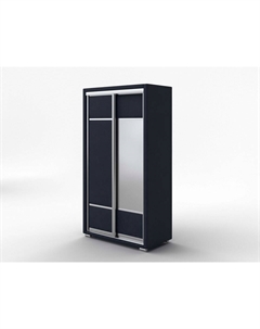 Шкаф Шкаф-купе 2х дв Orma Soft 2 (1 зеркало) (Ткань: Микровелюр Laska 32 Синий кит) 119x60 Орматек