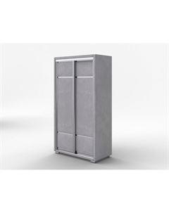 Шкаф Шкаф-купе 2х дв Orma Soft 2 (без зеркал) (Ткань: Микровелюр Laska 05 Утренний туман) 119x60 Орматек