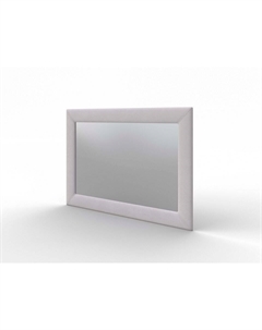 Зеркало настенное OrmaSoft 2 (Ткань: Микровелюр Laska 01 Белая смородина) 92x3 Орматек