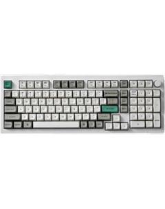 Клавиатура проводная/беспроводная Q5 Max, механическая, Gateron Jupiter Banana, подсветка, Bluetooth/Радиоканал/USB, белый (Q5M-P4) Английская раскладка!!! Keychron