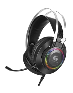 Проводная гарнитура MHS-GX2, 2 xJack 3.5 мм + USB Type-A, черный (MHS-GX2) Gembird