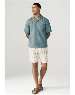 Рубашка CUBAN COLLAR FIT, зеленый Next