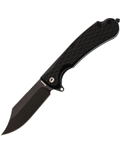 Складной нож Powie All Black DL, сталь 8Cr14MoV, рукоять термопластик FRN, черный Daggerr