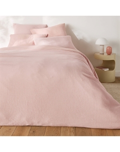 Наволочка из газовой хб ткани и осветленного хлопка Kumco розовый La redoute interieurs