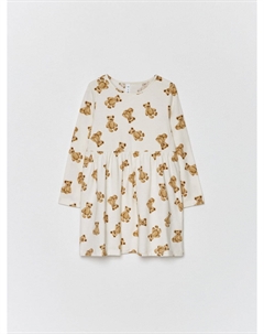 Трикотажное платье с принтом для девочек Sela