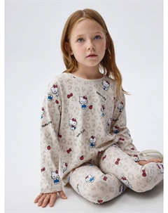 Лонгслив с принтом Hello Kitty для девочек Sela