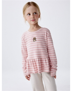 Лонгслив с баской для девочек Sela