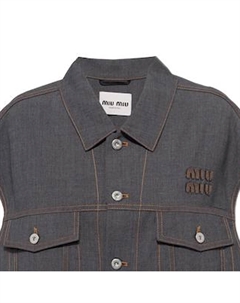 Жилет женский, темно-серый Miu miu