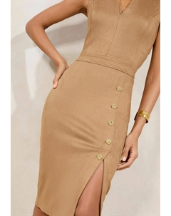 Платье-трансформер V-NECK MIDI, коричневый Lipsy